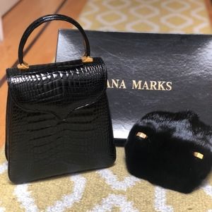 Lana Marks Princess Diana Alligator Bag
